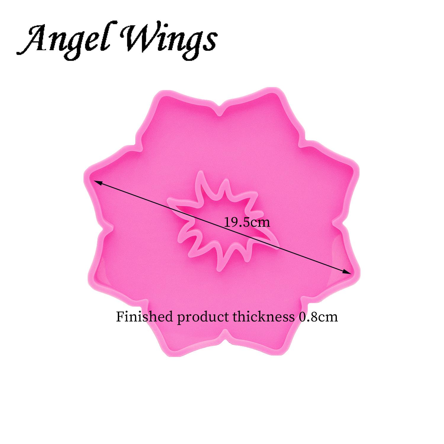 Flower Coaster Silicone Molds  - Geode Mold Silicone 리뷰 및 가격