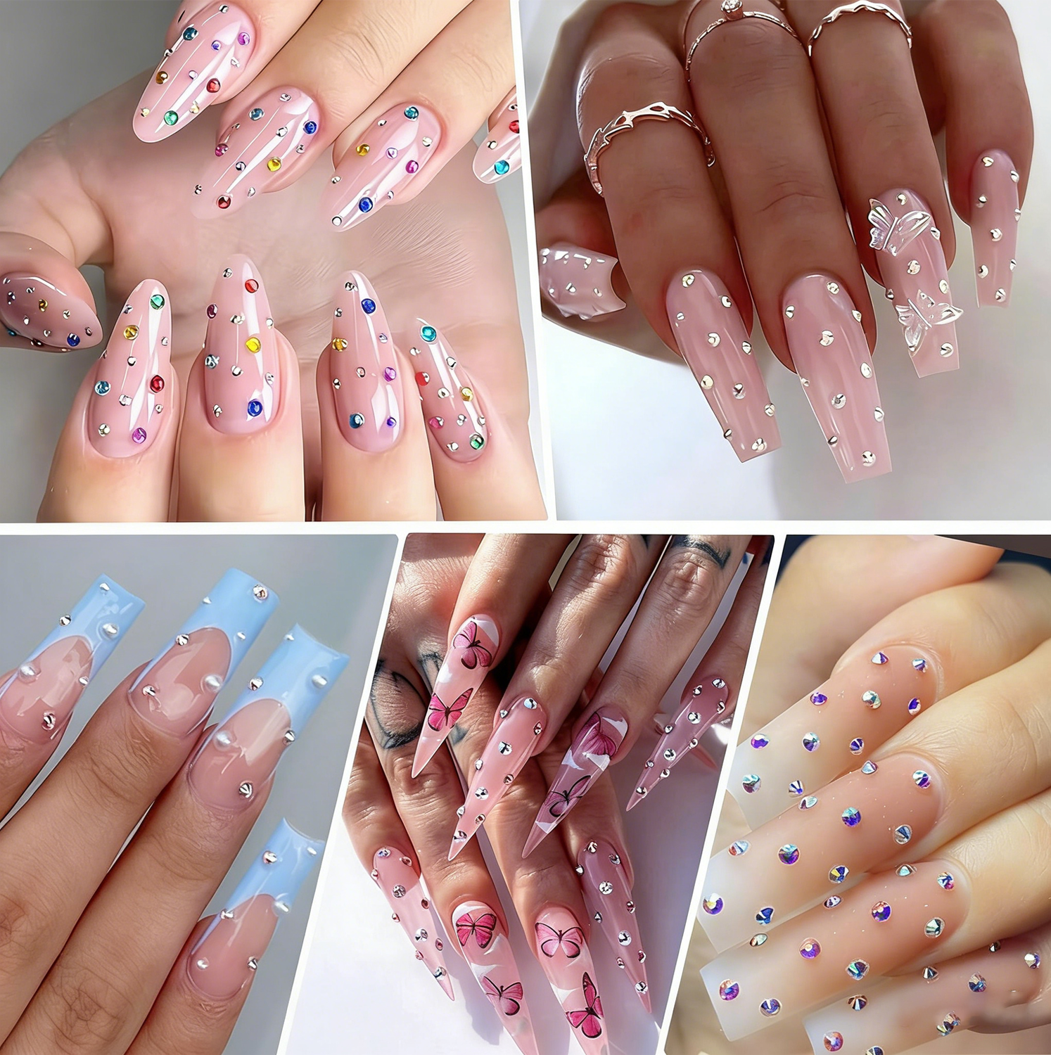 2400pcs 2mm AB Jelly Rhineston - Resin Glitter Pack 리뷰 및 가격