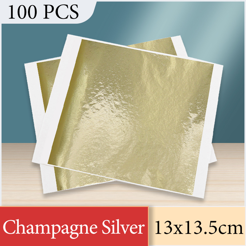 13x13.5cm Champagne Silver Foi - Gold Foil Flakes 리뷰 및 가격
