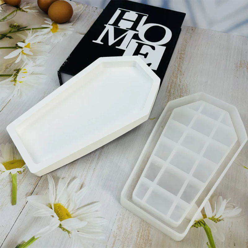 Halloween Coffin Resin Mold Tr - Serving Tray Mold 리뷰 및 가격