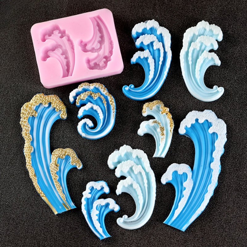Wave Ocean Silicone Molds Cake - Resin Ocean Wave Mold 리뷰 및 가격