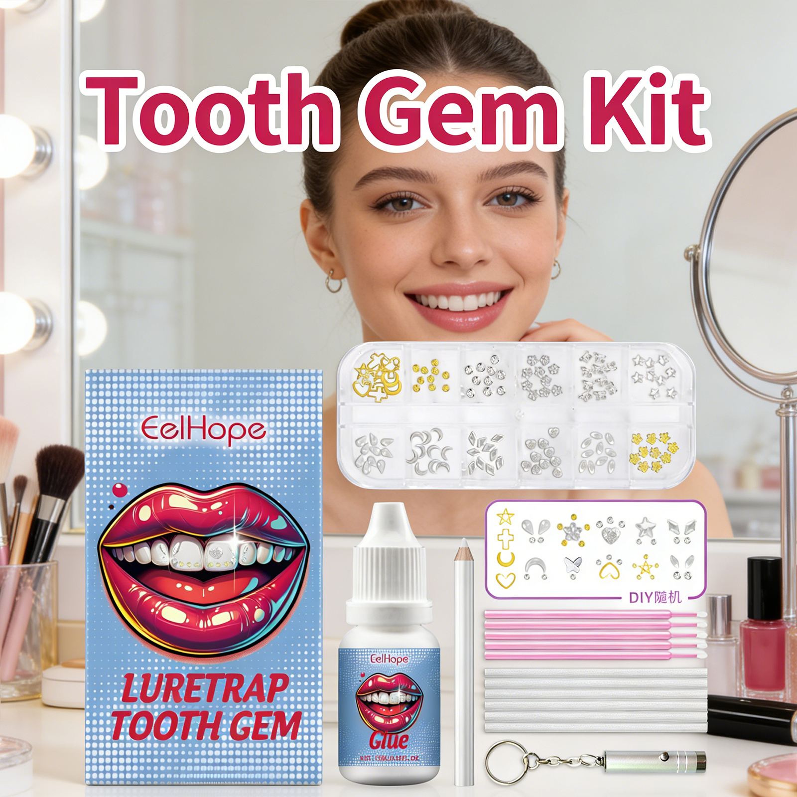 Tooth Gems Sparkling Teeth Jew - Resin Jewelry Kit 리뷰 및 가격