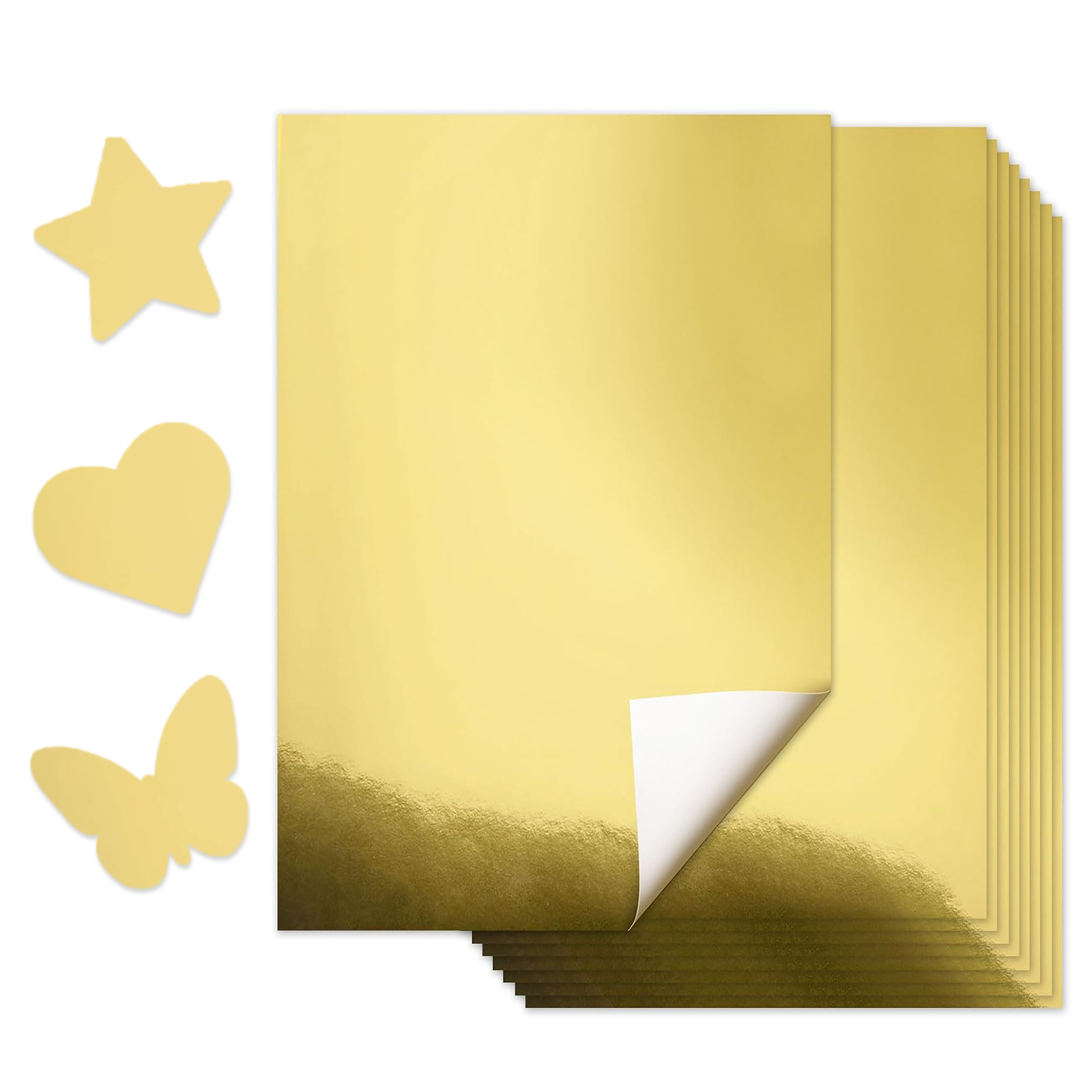 10 Sheets A4 Size Metallic Gol - Gold Foil Flakes 리뷰 및 가격
