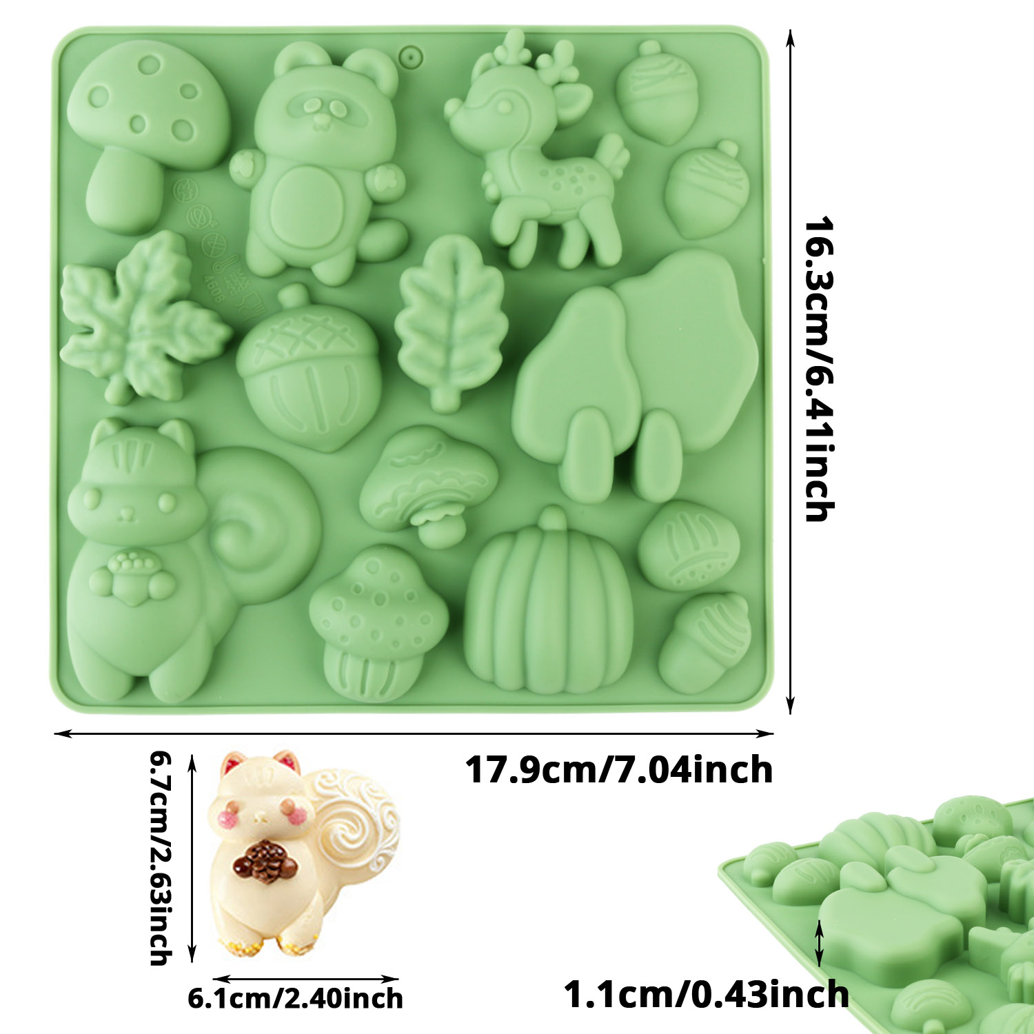 1 Silicone Cake Mold in the Sh - Resin Craft Material 리뷰 및 가격