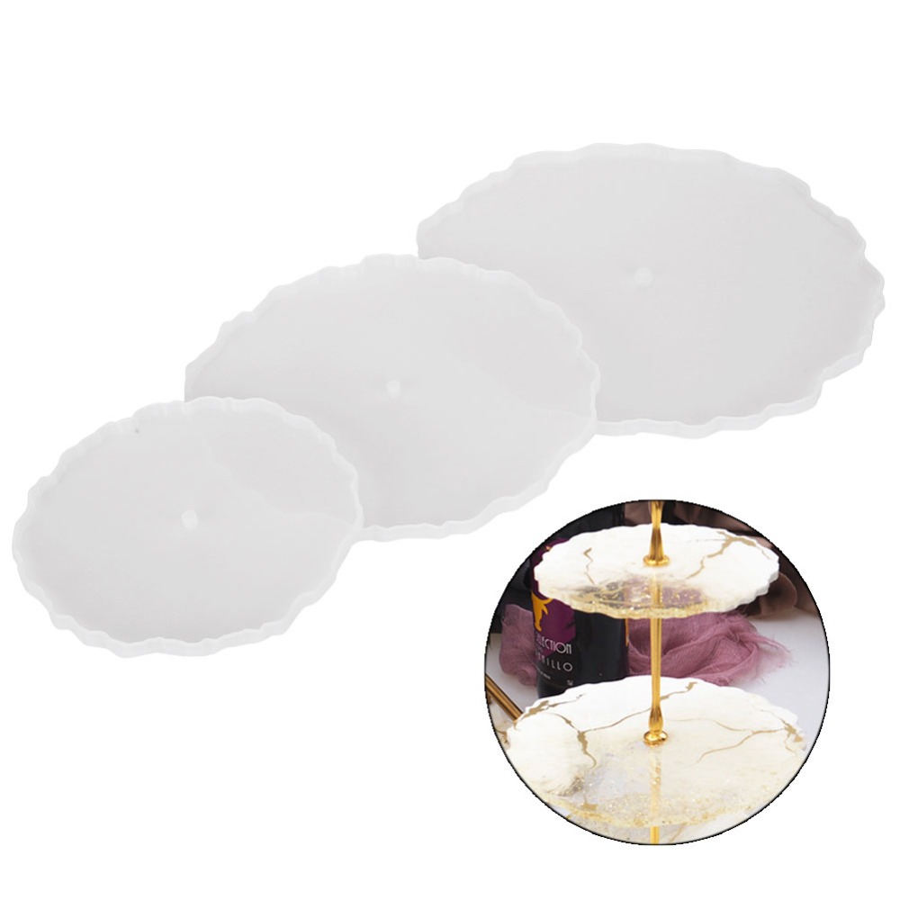 3pcs Irregular Round Fruit Tra - Coaster Mold Round 리뷰 및 가격