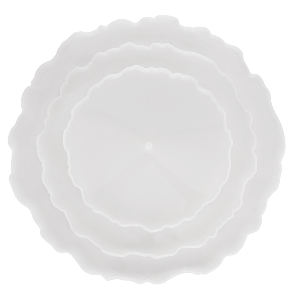 3pcs Irregular Round Fruit Tra - Coaster Mold Round 리뷰 및 가격