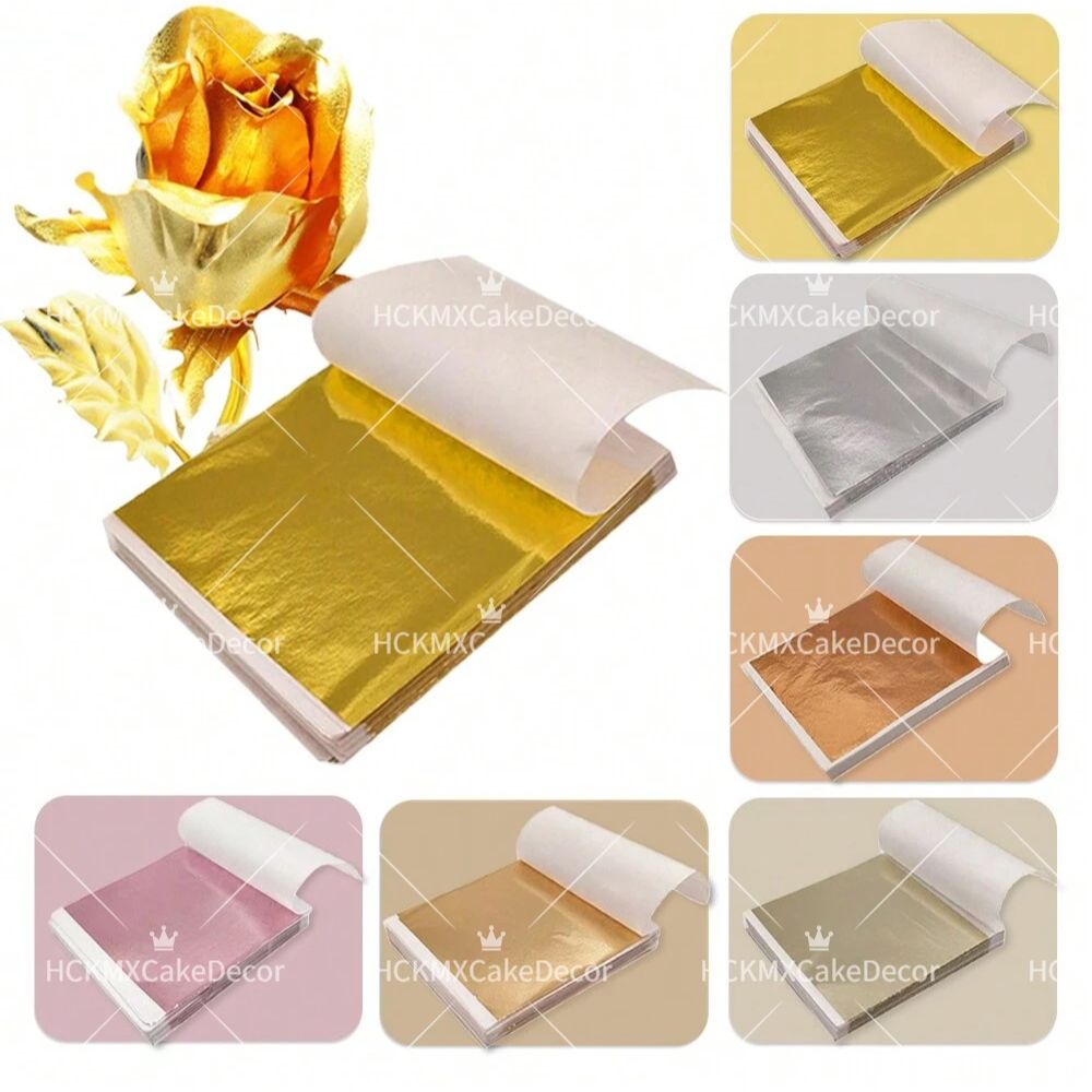 100pcs Imitation Gold Foil She - Gold Foil Flakes 리뷰 및 가격