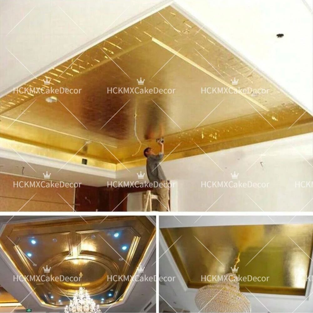 100pcs Imitation Gold Foil She - Gold Foil Flakes 리뷰 및 가격