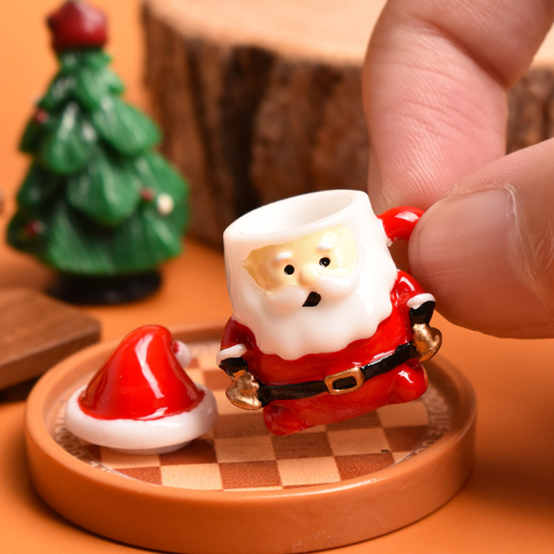 Mini Santa Teacup Ornament - R - Resin Crafts 리뷰 및 가격