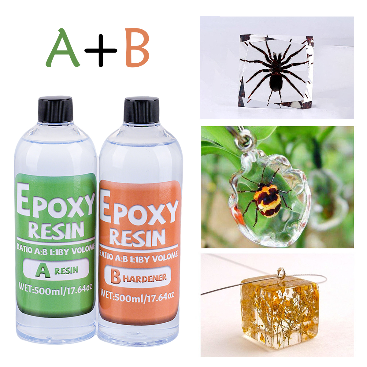 1:1 AB Resin Epoxy Glue Kit Hi - Resin Jewelry Kit 리뷰 및 가격