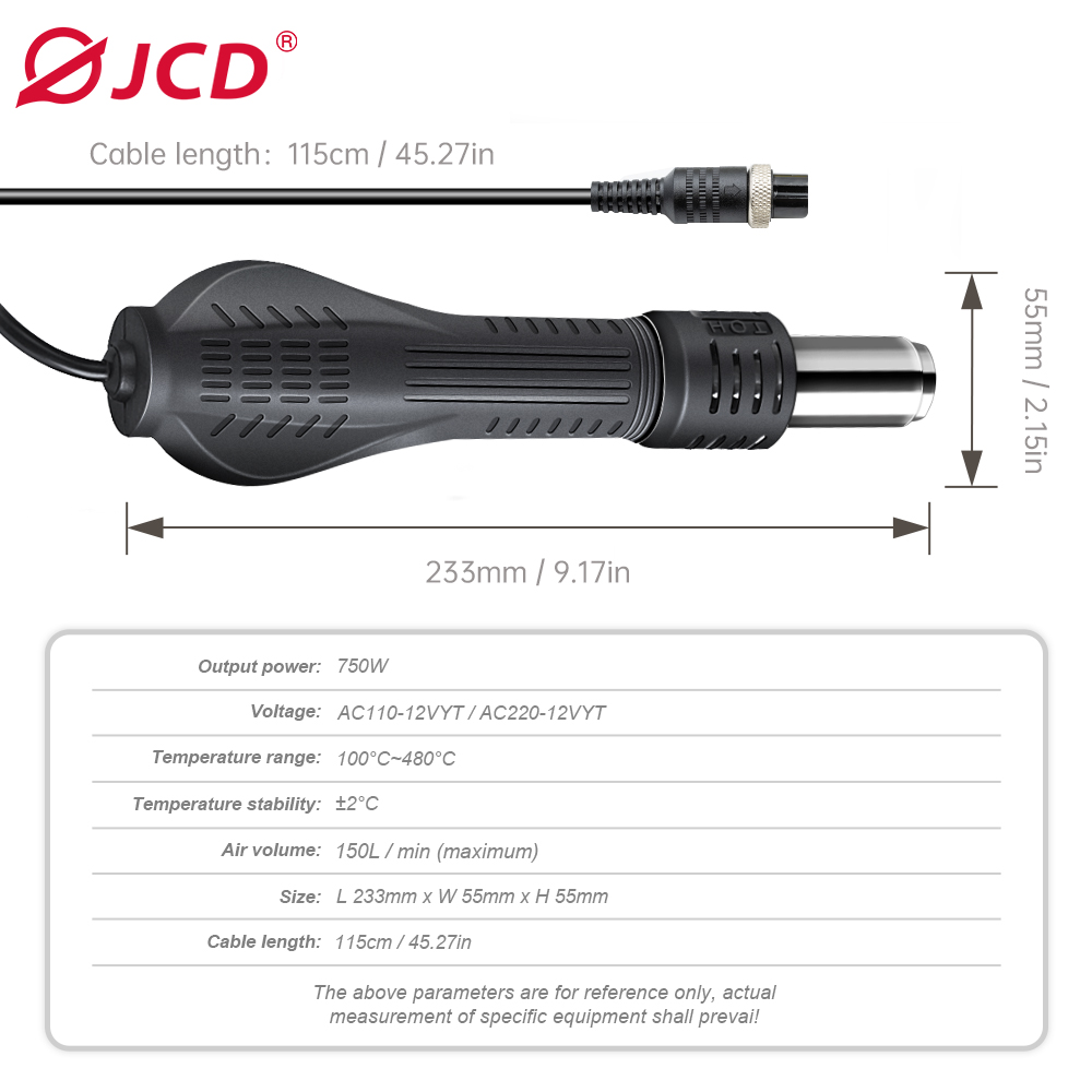 JCD HOT AIR GUN Soldering stat - Heat Gun Small 리뷰 및 가격