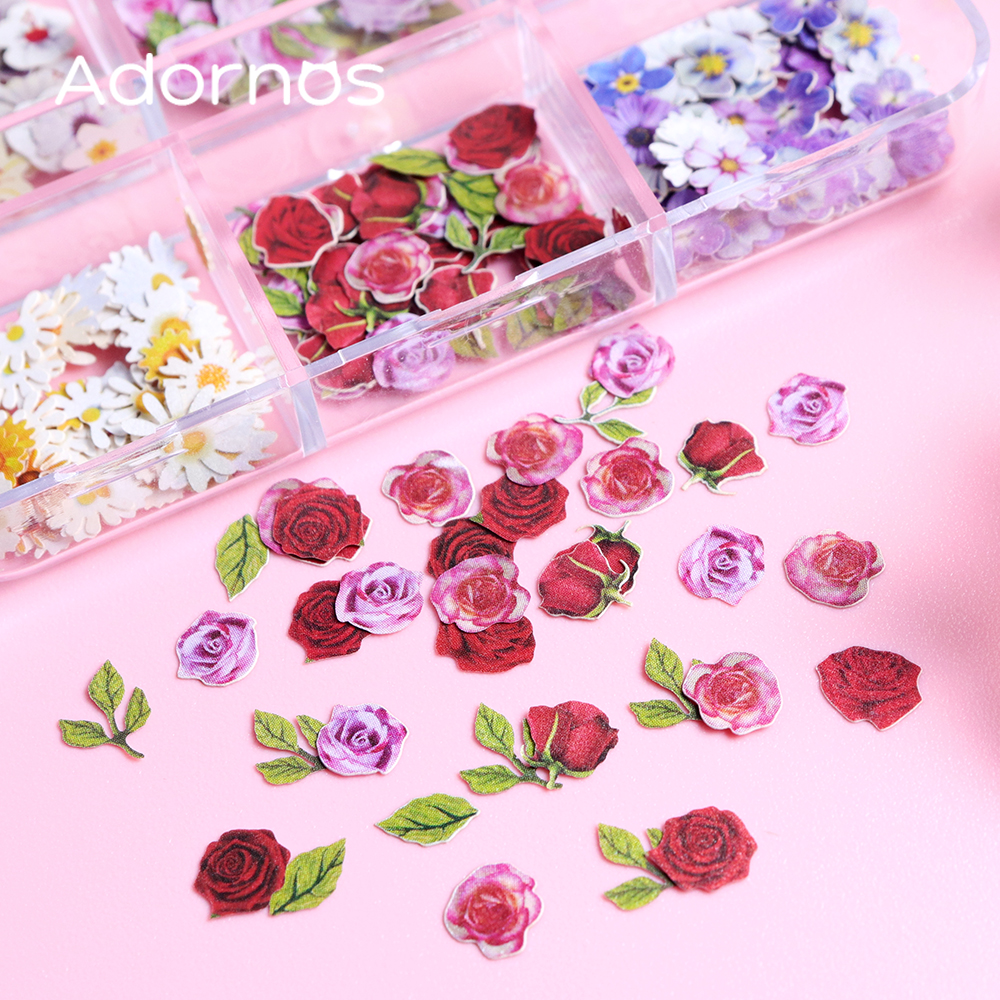 6 Grids Flowers Wood Pulp Chip - Flower Preservation Resin 리뷰 및 가격