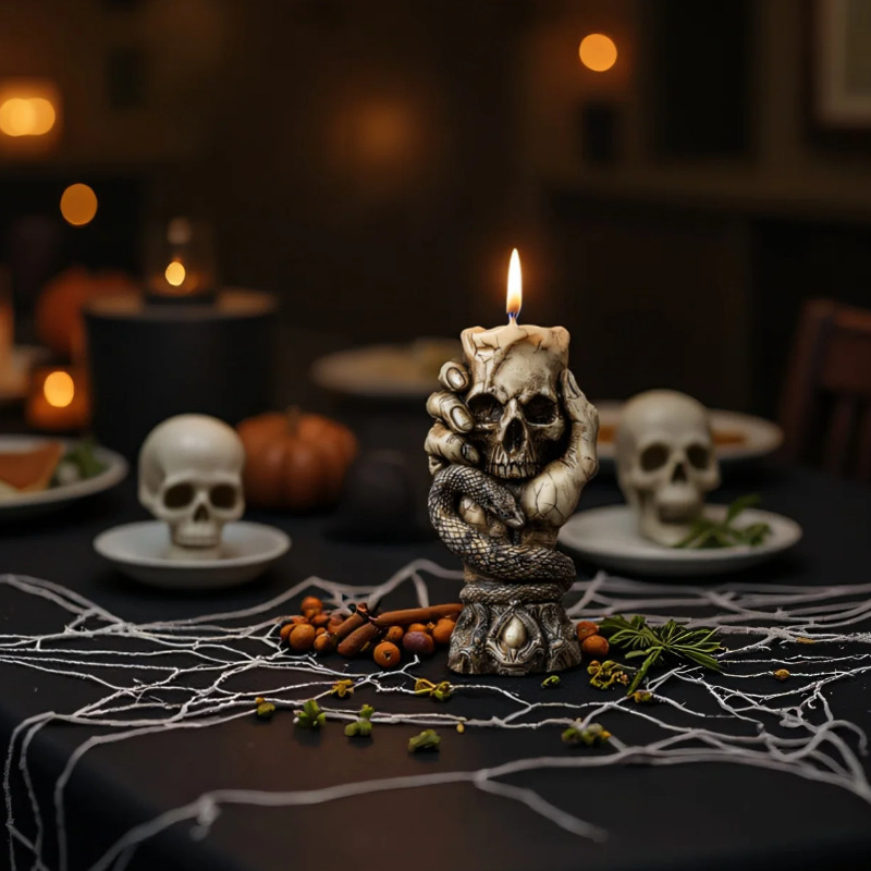 Halloween Skull Aroma Candle S - Resin Craft Workshop 리뷰 및 가격