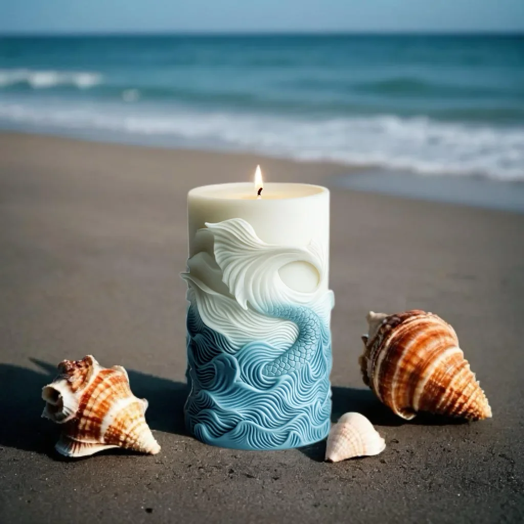 DIY ocean wave foam cylindrica - Resin Ocean Wave Mold 리뷰 및 가격