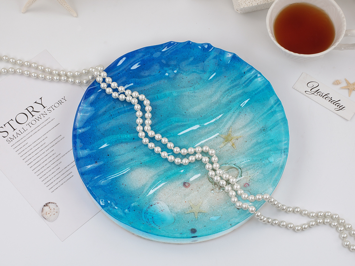 Sea Wave Tray Crystal Epoxy Re - Resin Ocean Wave Mold 리뷰 및 가격