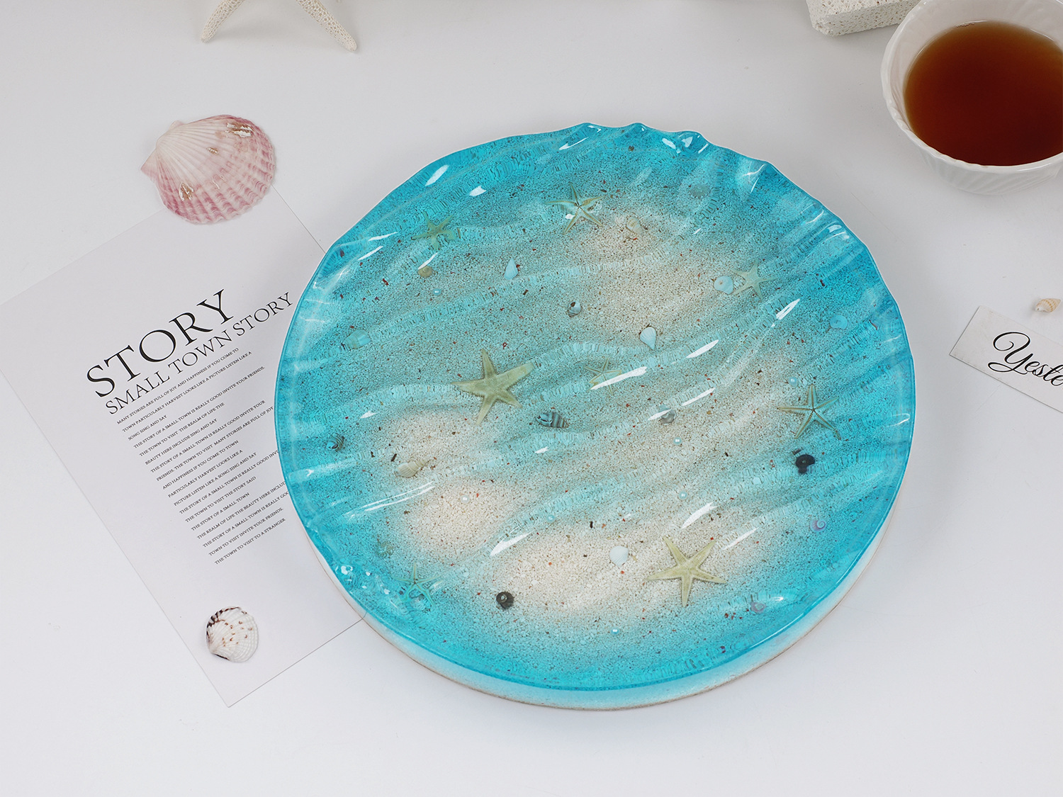 Sea Wave Tray Crystal Epoxy Re - Resin Ocean Wave Mold 리뷰 및 가격