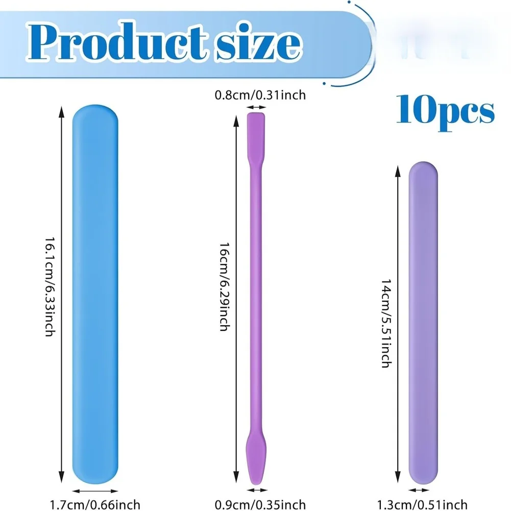 10 Count Silicone Stirring Too - Resin Craft Workshop 리뷰 및 가격