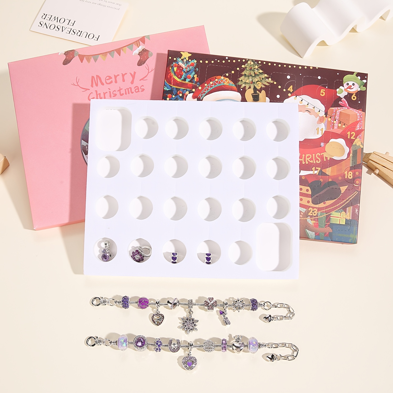 Christmas purple beads DIY jew - Resin Jewelry Kit 리뷰 및 가격