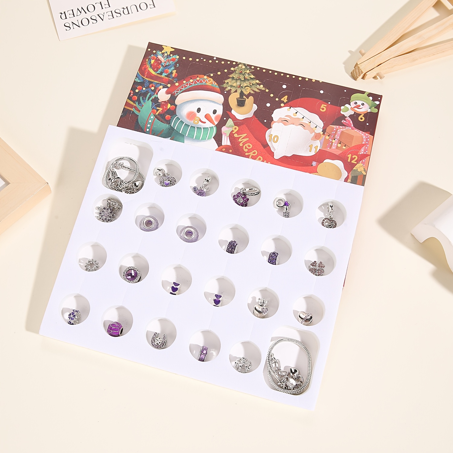 Christmas purple beads DIY jew - Resin Jewelry Kit 리뷰 및 가격