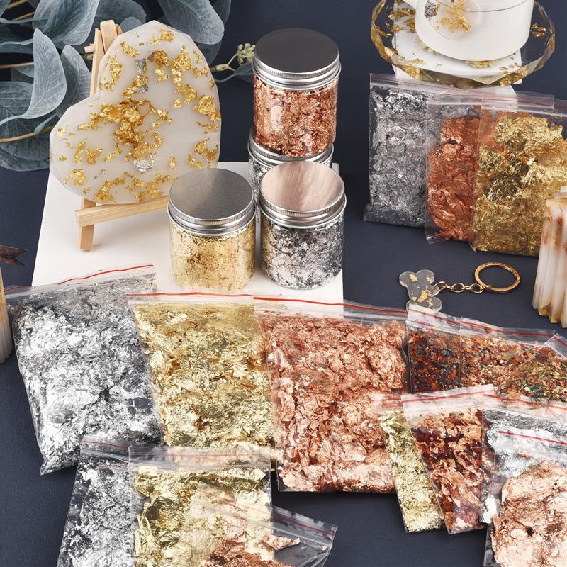 1/2/3/5/10g Imitation Gold Sli - Gold Foil Flakes 리뷰 및 가격