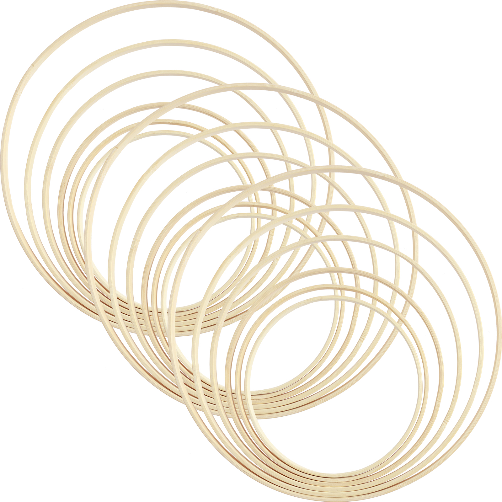 18Pcs Bamboo Rings Set 6 Sizes - Wood Ring Blank 리뷰 및 가격