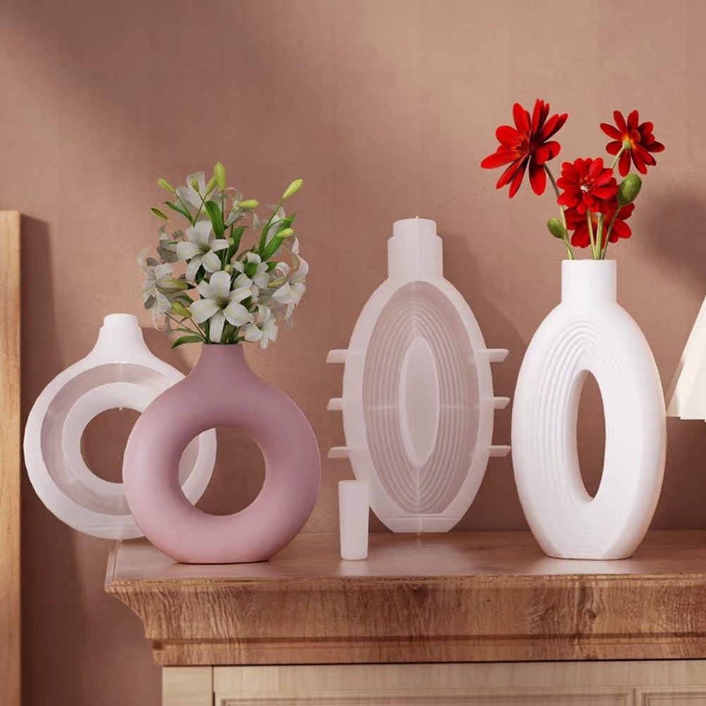 Oval Stripe Silicone Vase Mold - Resin Craft Workshop 리뷰 및 가격