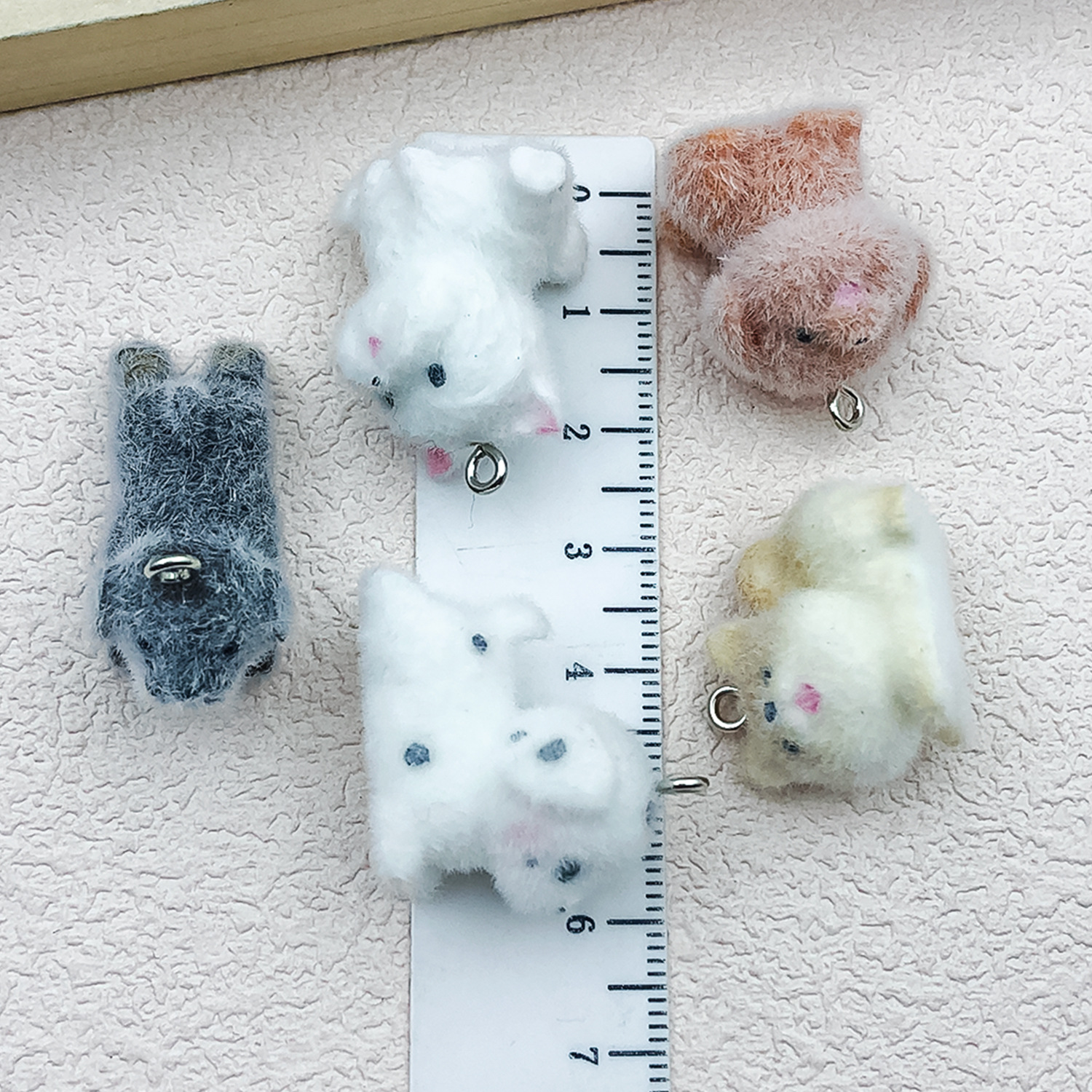 5pcs&1pc Flocked Resin Animal  - Resin Craft Material 리뷰 및 가격