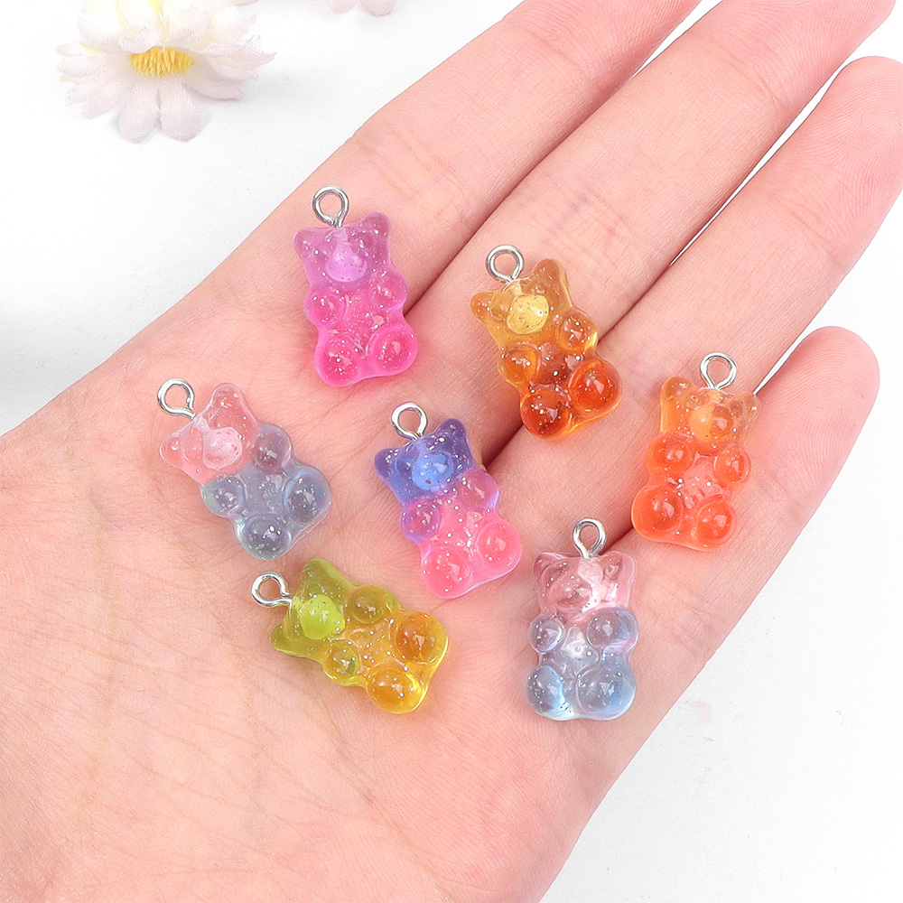 60pcs Dual Color Resin Bear Sh - Resin Craft Material 리뷰 및 가격