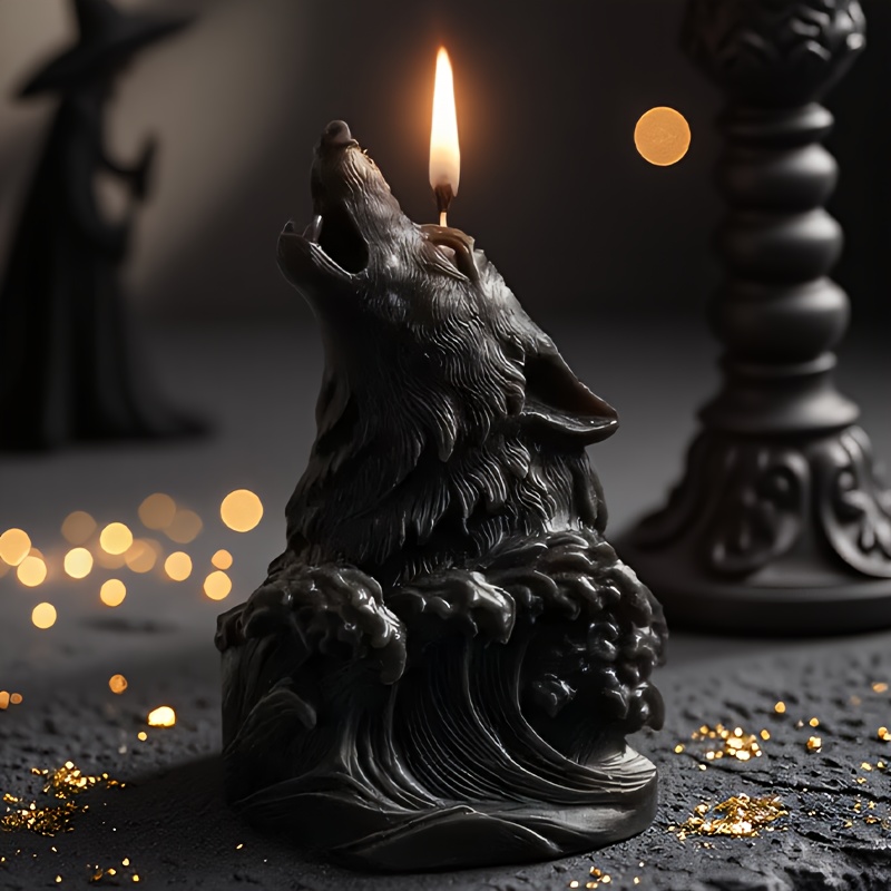 Dramatic Wolf and Ocean Wave C - Resin Ocean Wave Mold 리뷰 및 가격