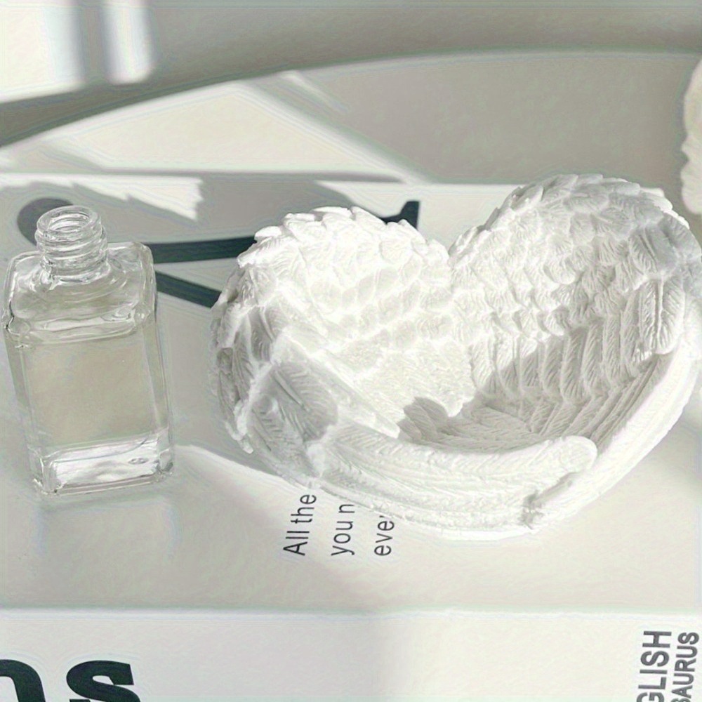 1pc Angel Wing Heart Silicone  - Resin Craft Ideas 리뷰 및 가격
