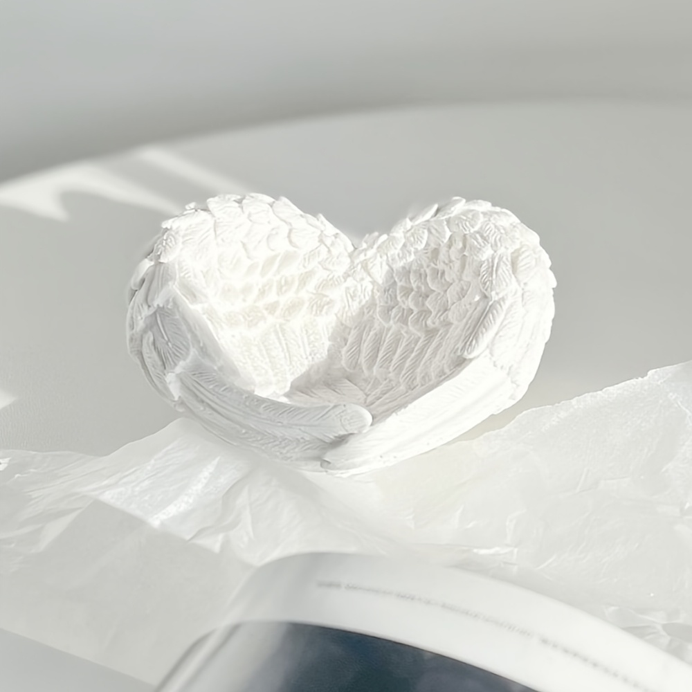 1pc Angel Wing Heart Silicone  - Resin Craft Ideas 리뷰 및 가격