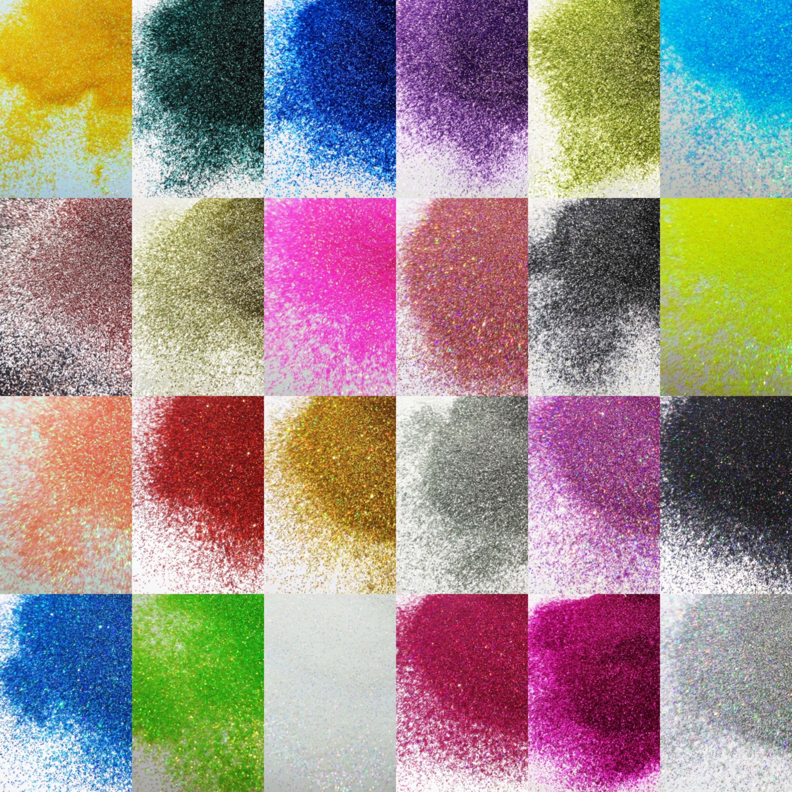 24-Color Cosmetic Iridescent H - Resin Glitter Pack 리뷰 및 가격