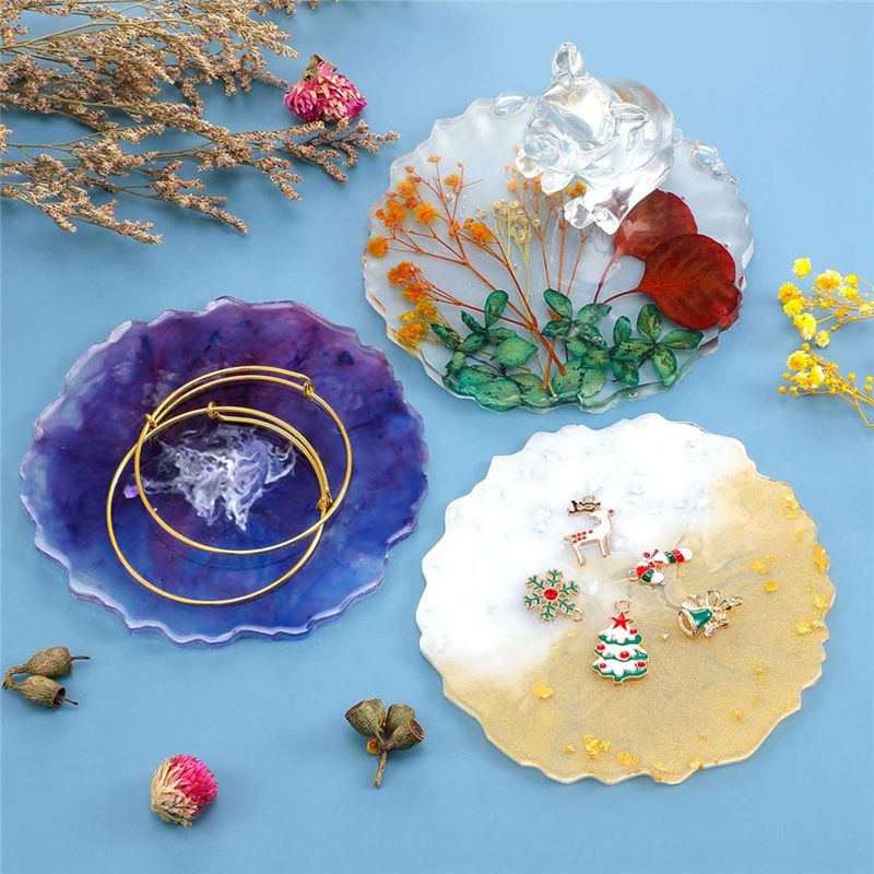 ABVT-12 Pieces Resin Coaster M - Geode Mold Silicone 리뷰 및 가격