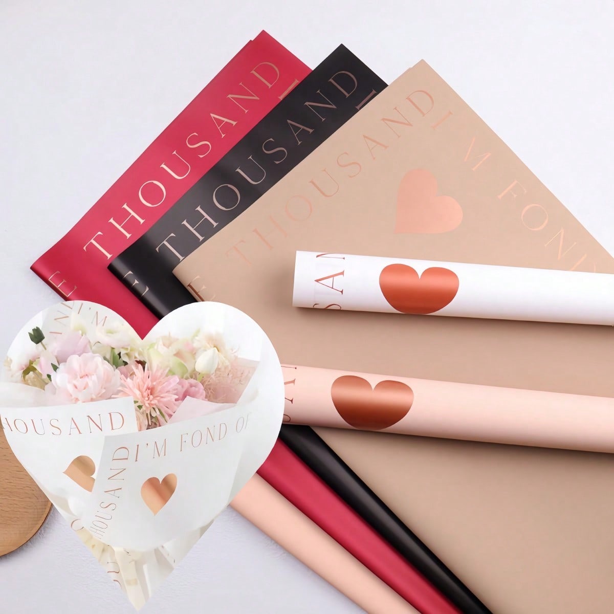 20 Sheets/Pack Gold Foil Heart - Gold Foil Flakes 리뷰 및 가격