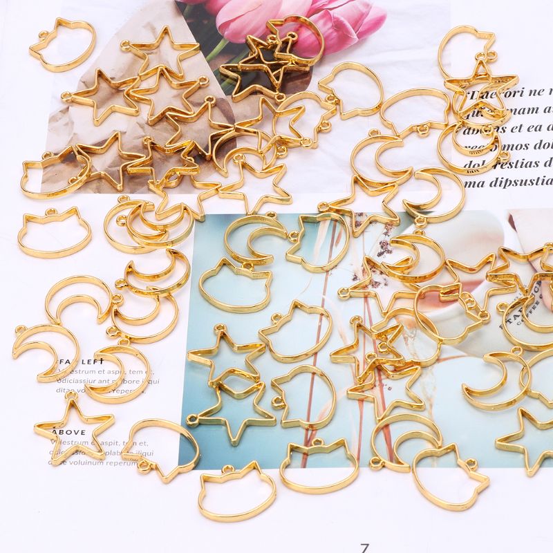 90 Pieces Mini Geometric Frame - Bezels Set Pendant 리뷰 및 가격