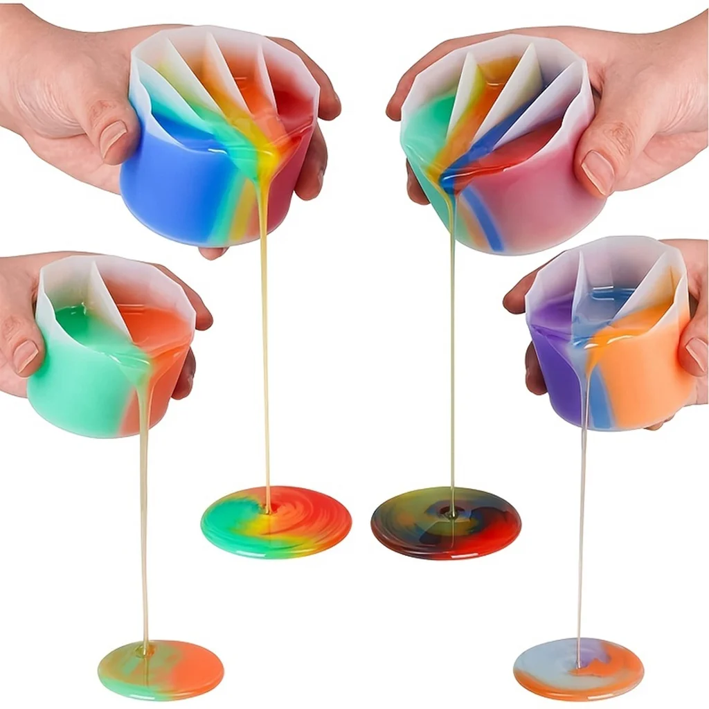 Color Mixing Split Cup For Pou - Mixing Cup Silicone 리뷰 및 가격