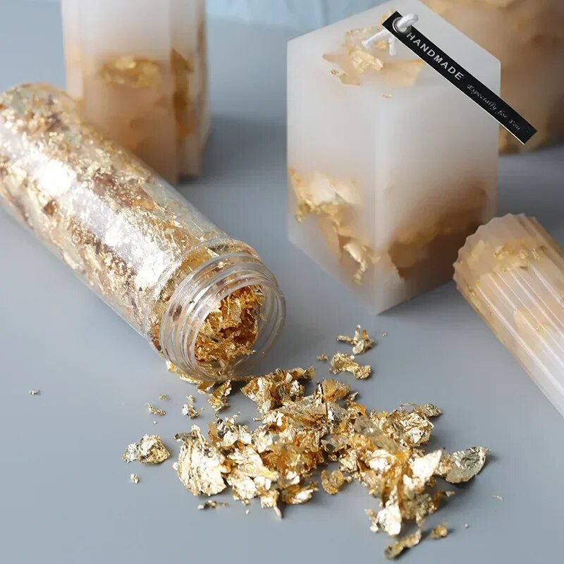 2g/1g Metallic Foil Flakes Gol - Gold Foil Flakes 리뷰 및 가격