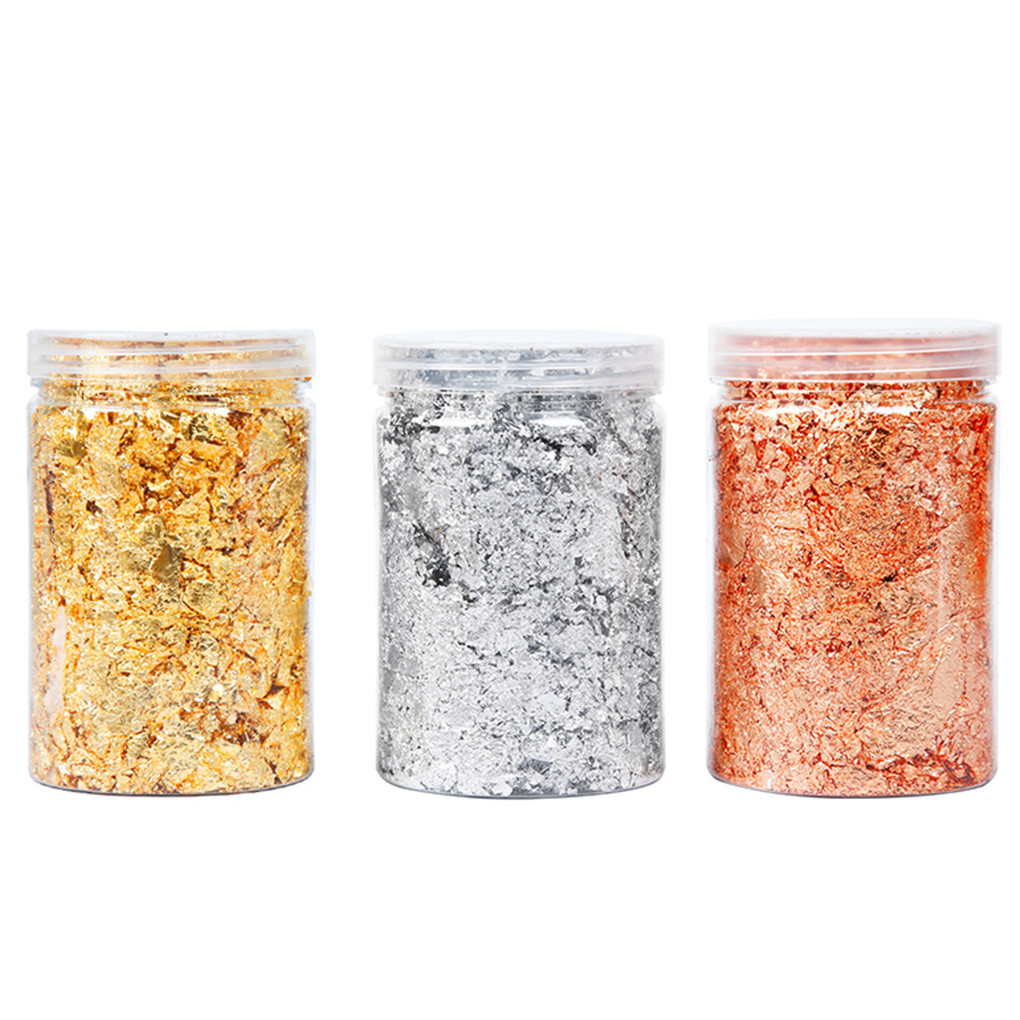 Shiny Genuine Gold Leaf Schabi - Gold Foil Flakes 리뷰 및 가격