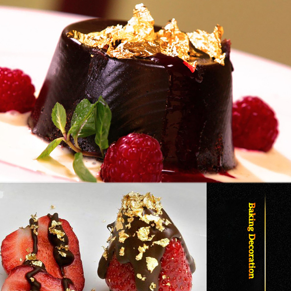Shiny Genuine Gold Leaf Schabi - Gold Foil Flakes 리뷰 및 가격