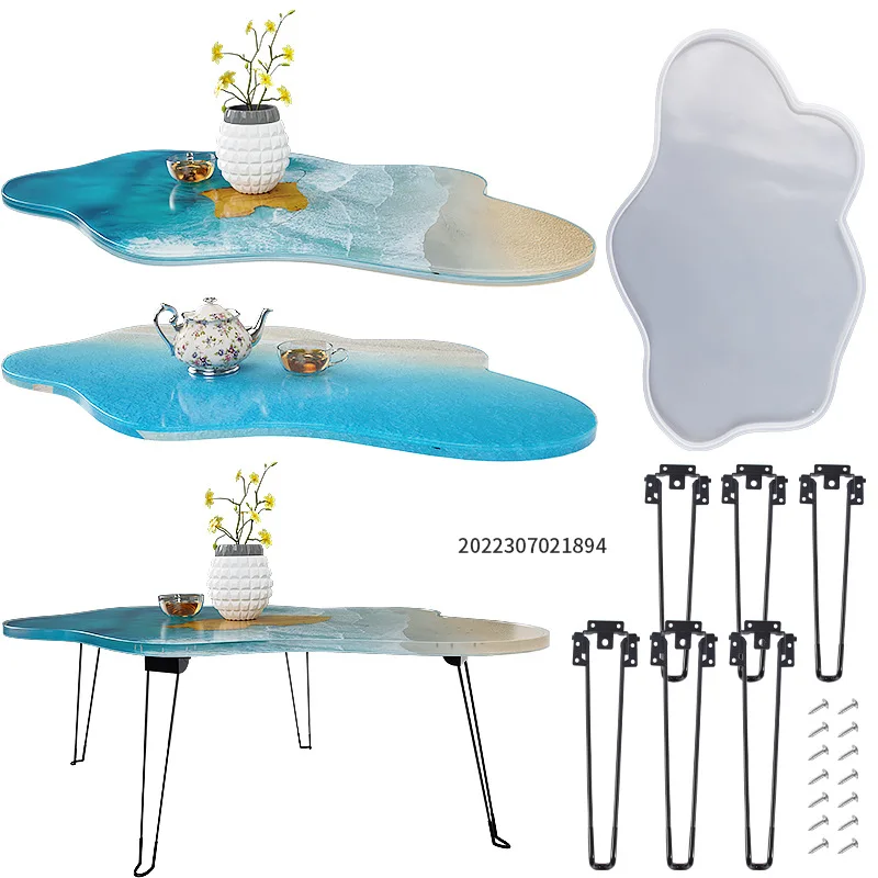 Large 61cm Irregular tray epox - Resin Ocean Wave Mold 리뷰 및 가격