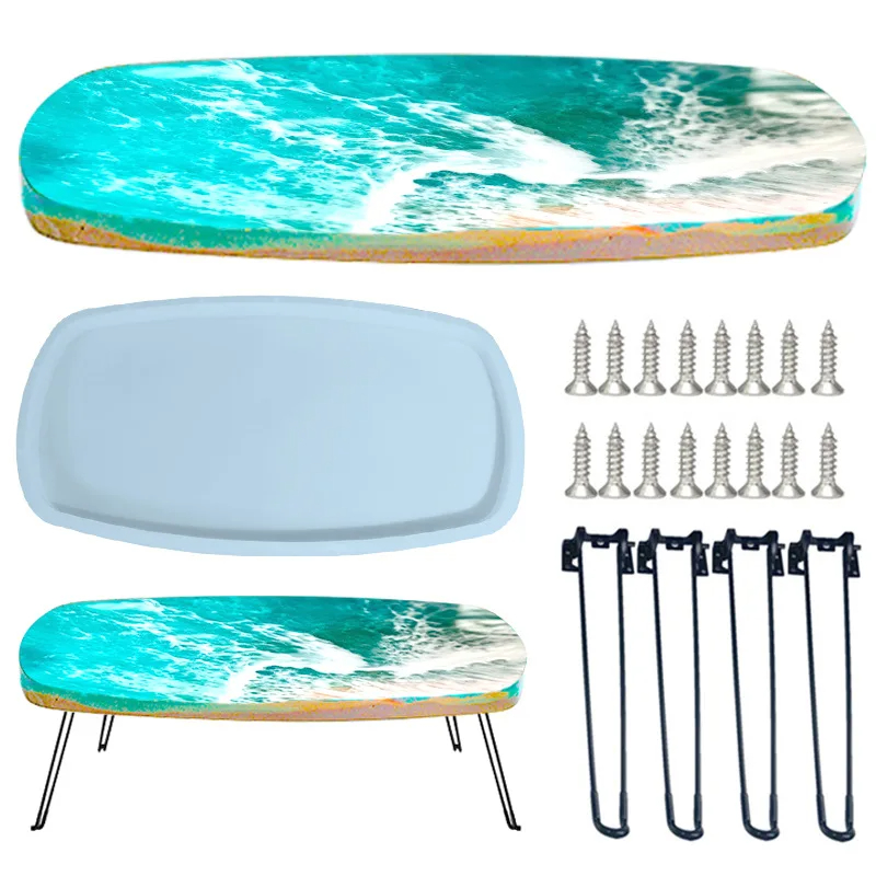 Large 61cm Irregular tray epox - Resin Ocean Wave Mold 리뷰 및 가격
