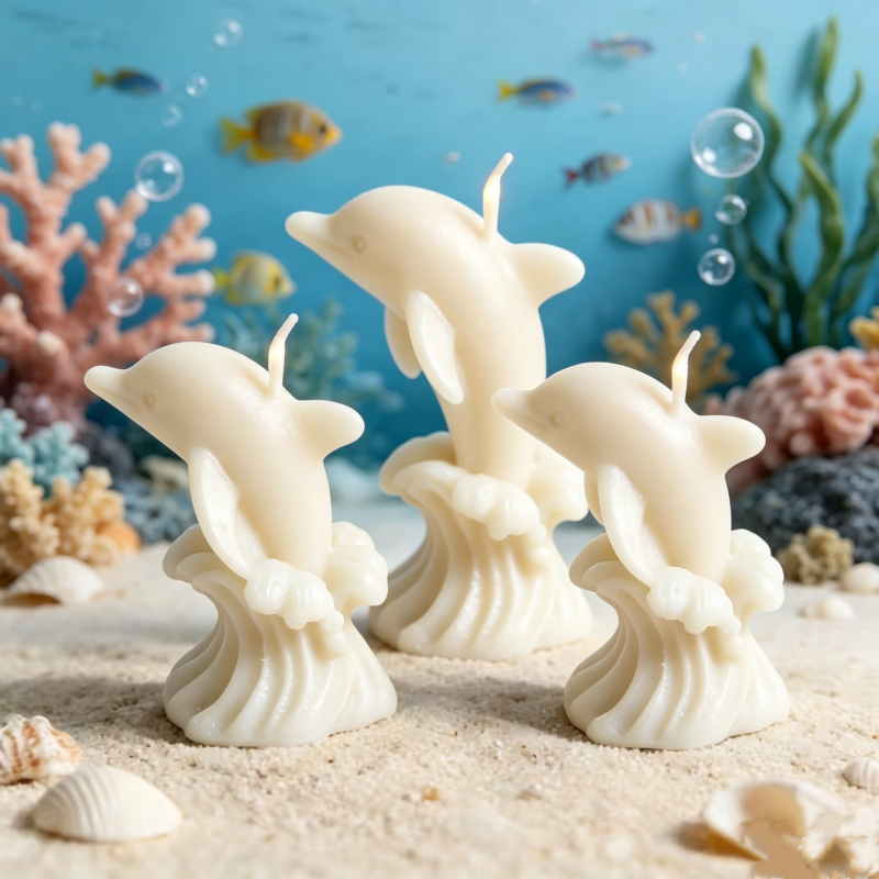 3D Whale & Dolphin with Wave S - Resin Ocean Wave Mold 리뷰 및 가격