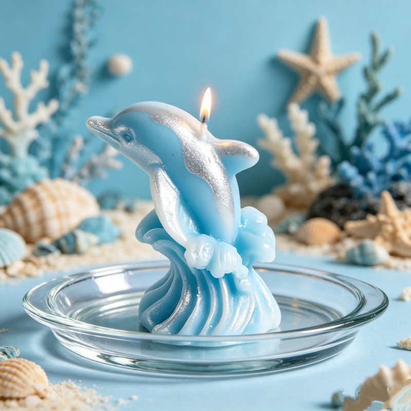 3D Whale & Dolphin with Wave S - Resin Ocean Wave Mold 리뷰 및 가격