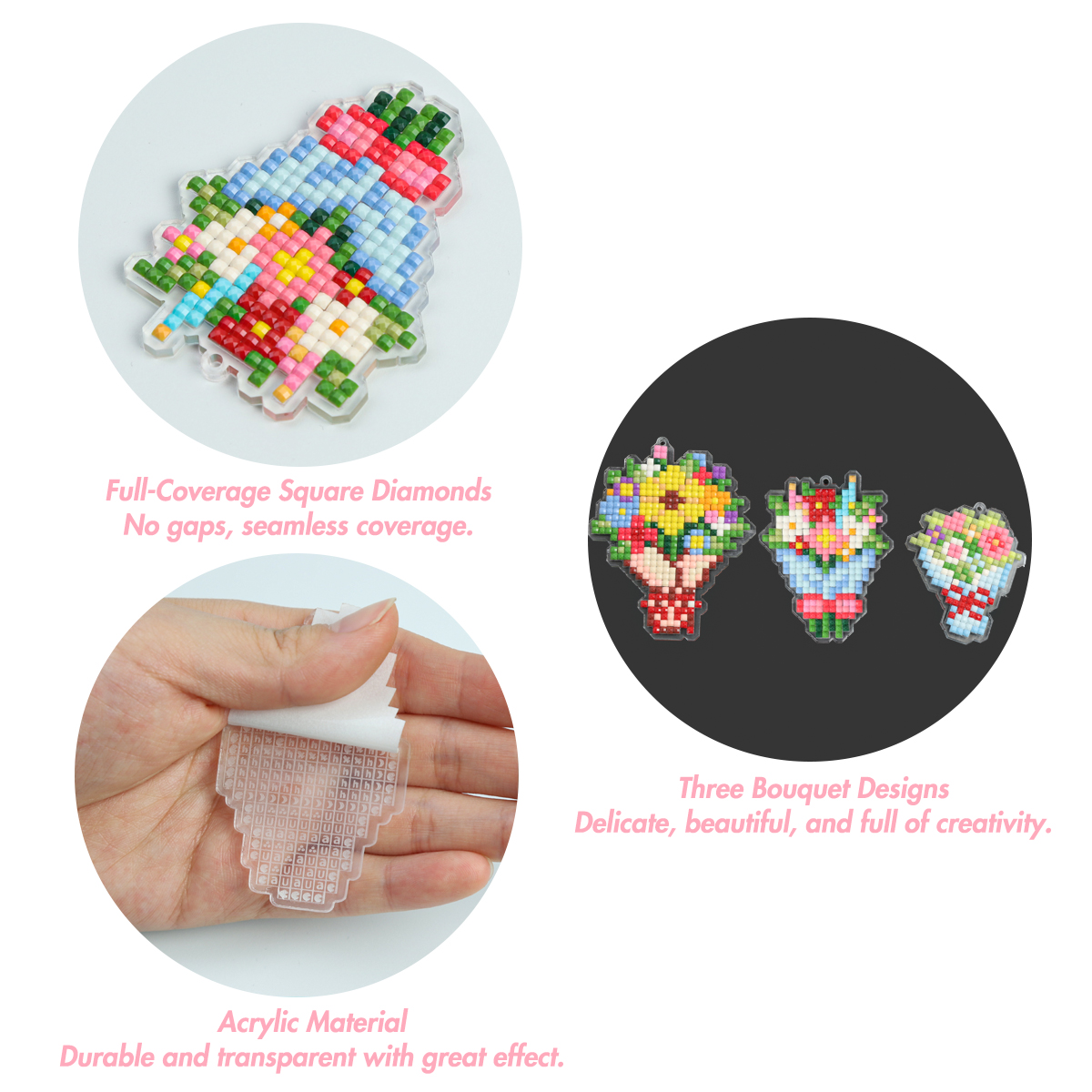 FOREVER YOUNG 3PCS Bouquet Acr - Resin Craft Kit 리뷰 및 가격