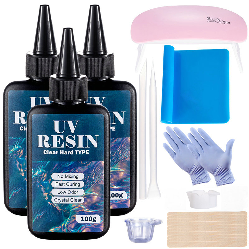 100g/250g Clear UV Resin Hard  - Epoxy Uv Resin Kit 리뷰 및 가격