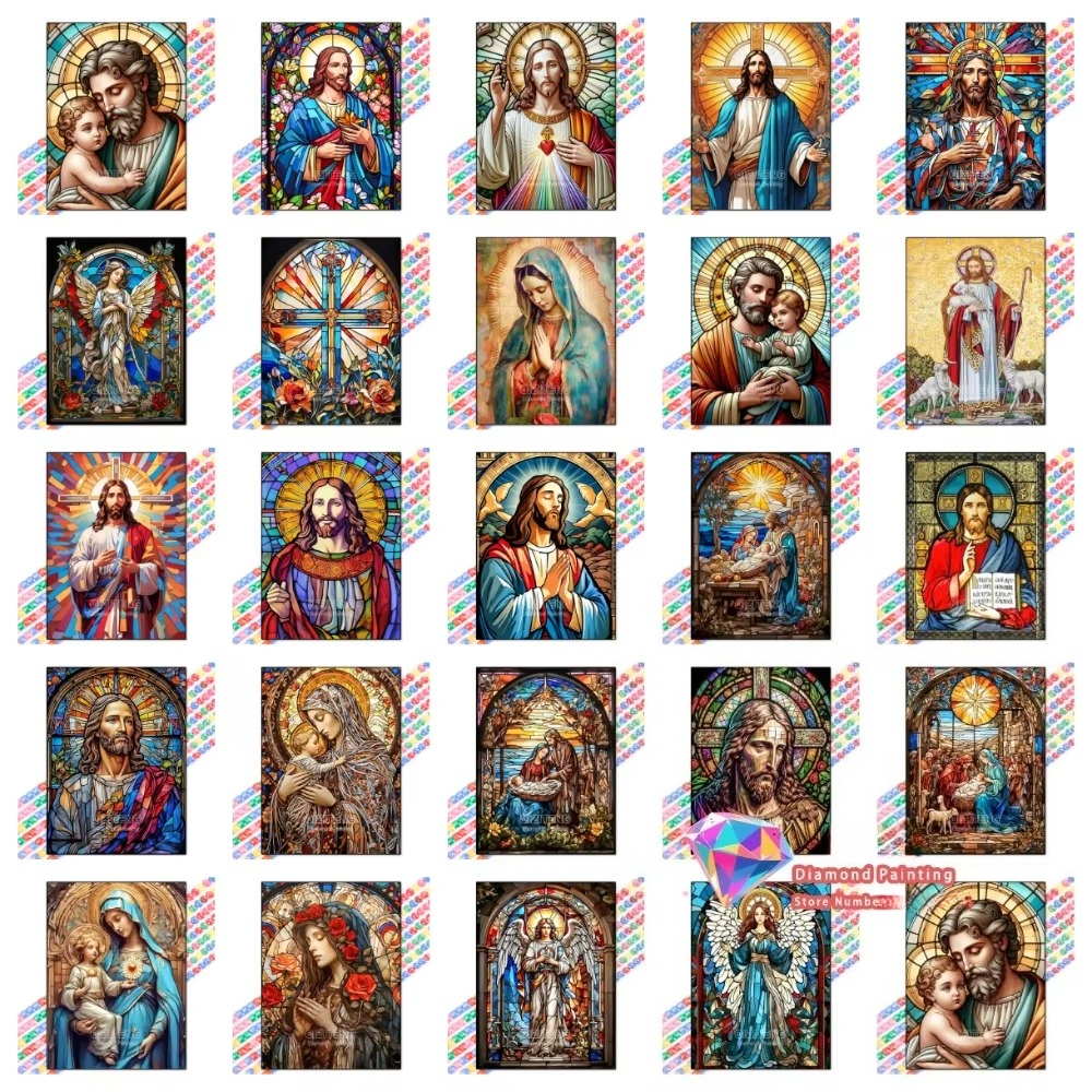 1PC frameless Easter Jesus Squ - Resin Craft Kit 리뷰 및 가격