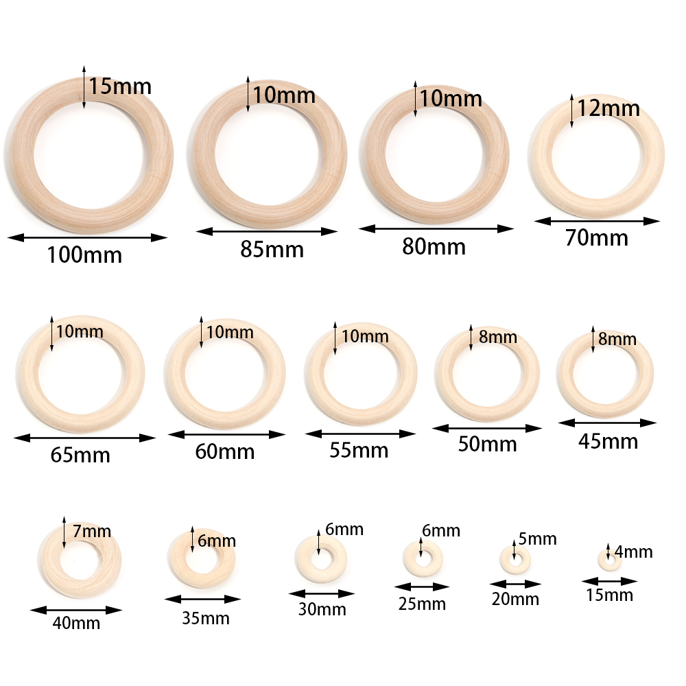 2-10pcs/lot Round Natural Wood - Wood Ring Blank 리뷰 및 가격