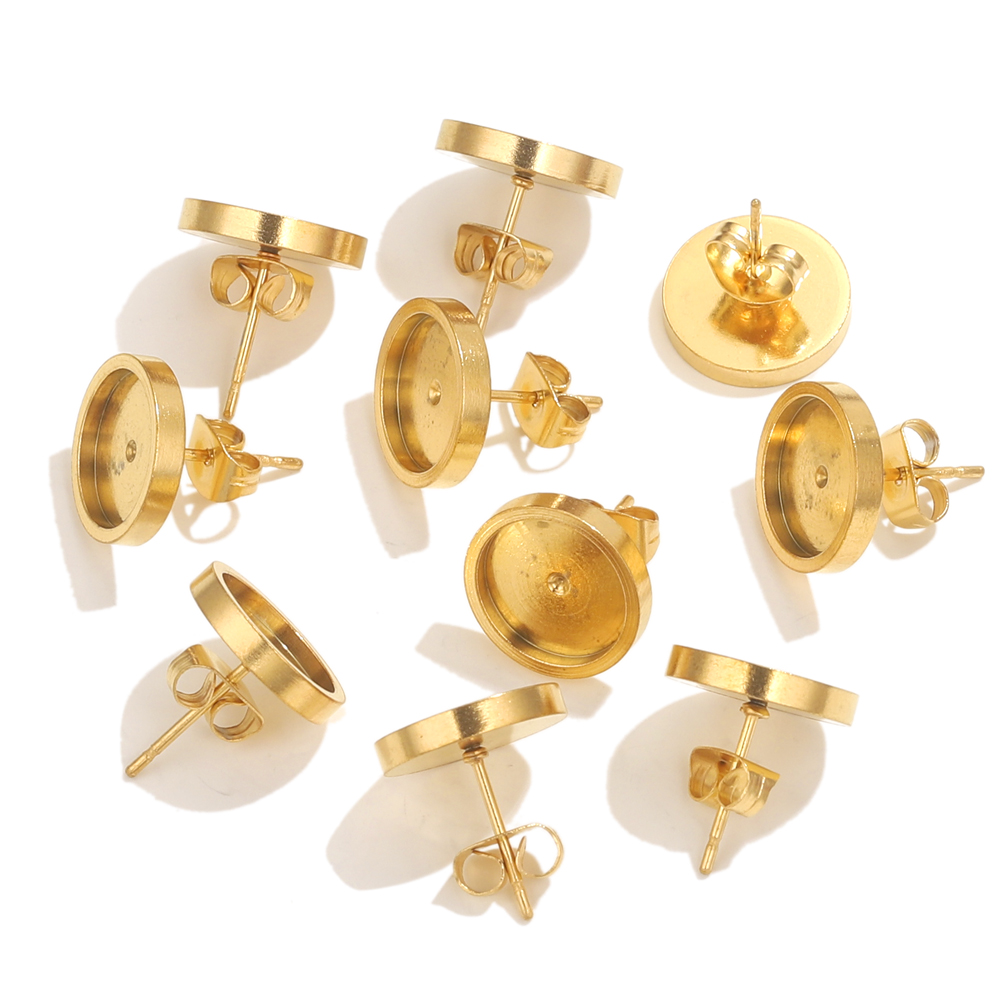 10pcs Stainless Steel Gold Ear - Resin Craft Kit 리뷰 및 가격