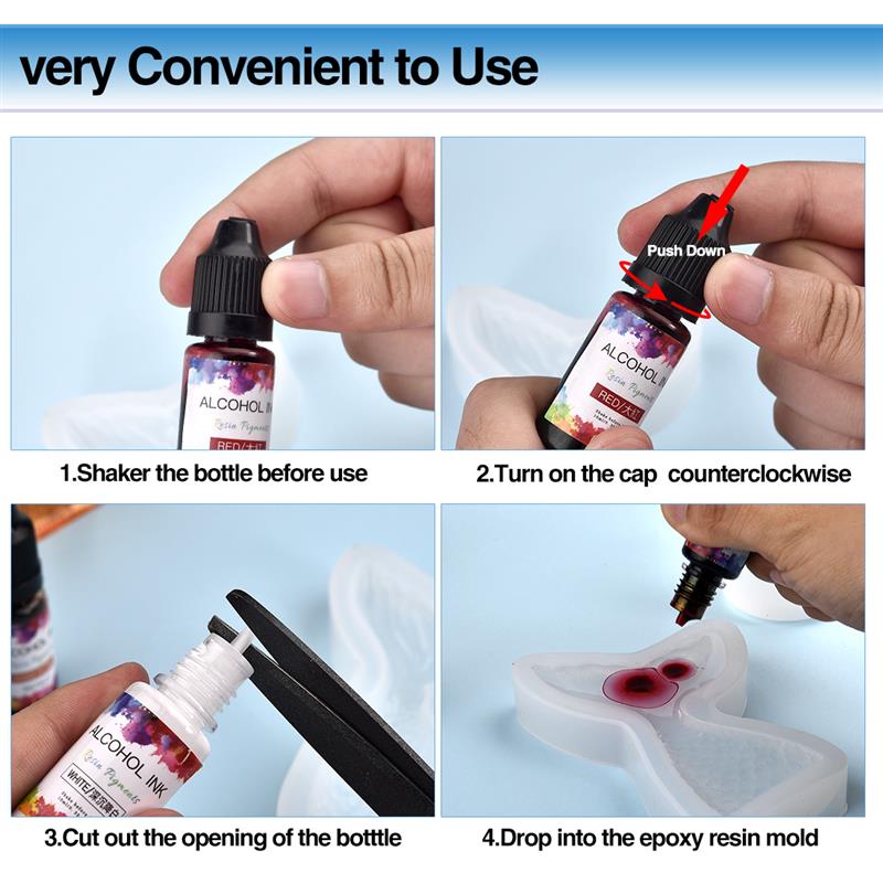 1 Set Epoxy Resin Pigment Kit  - Resin Dye Alcohol 리뷰 및 가격