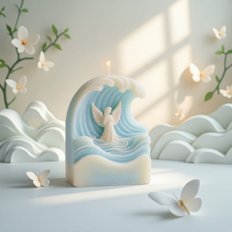 2pcs Wave Angel Silicone Mold  - Resin Ocean Wave Mold 리뷰 및 가격